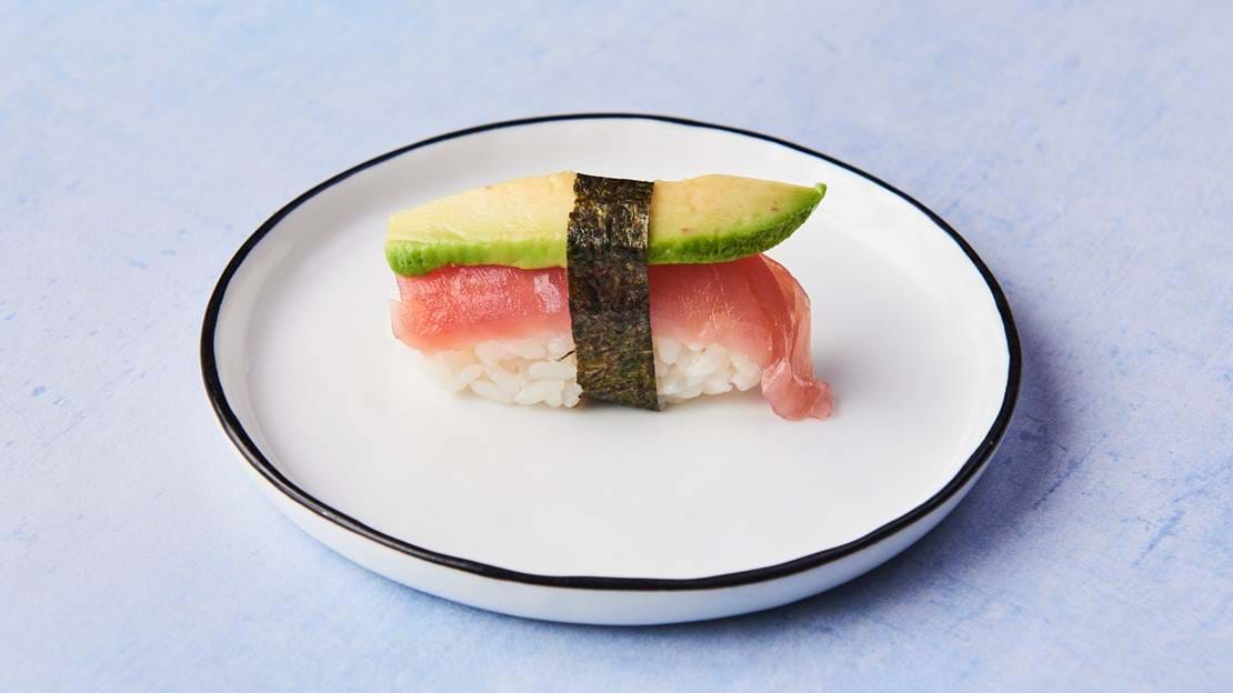 Dinner Sushi Foodora Tun Avocado Nigiri 4222