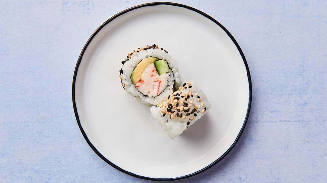 Dinner Sushi Foodora Uramaki California Roll 4091