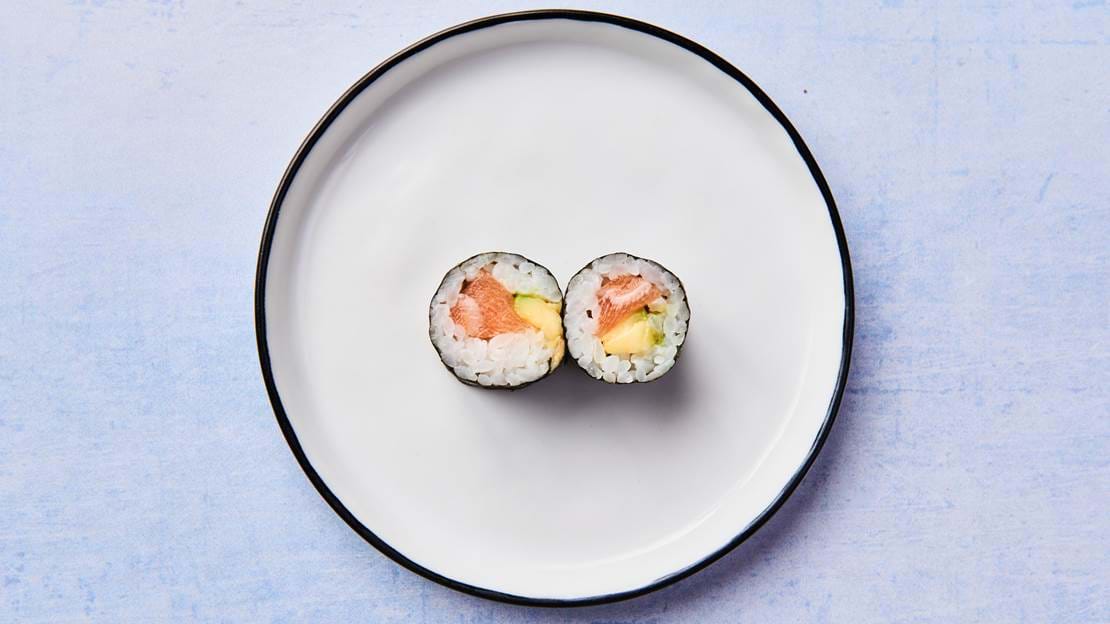 Dinner Sushi Foodora Hosomaki Laks Avocado 4020