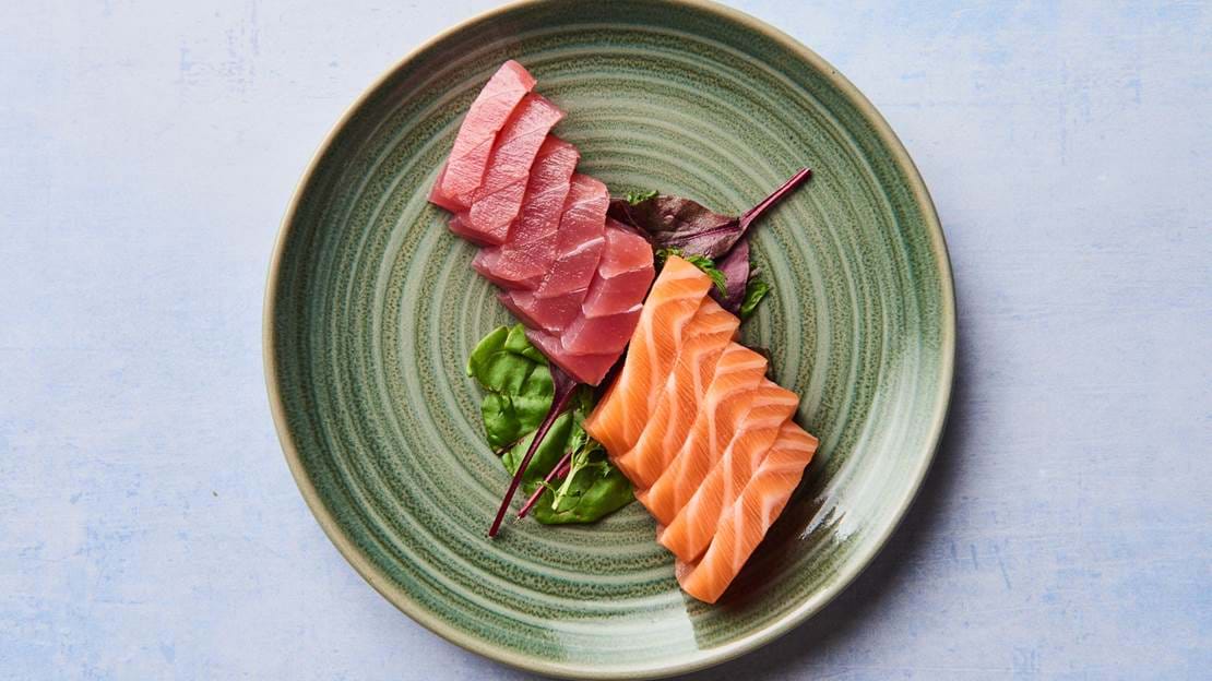 Dinner Sushi Foodora Sashimi Laks Tun 4246